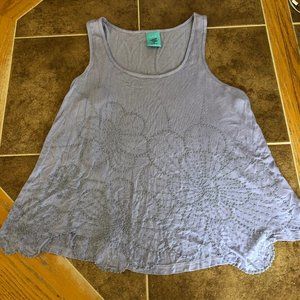 Purple Tank with Beaded Detailing